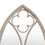 Casa si Gradina - Decoratiuni - Oglinzi - Oglinda de gradina, nisipiu, 100x45 cm, fier, uz exterior - Infinity.ro