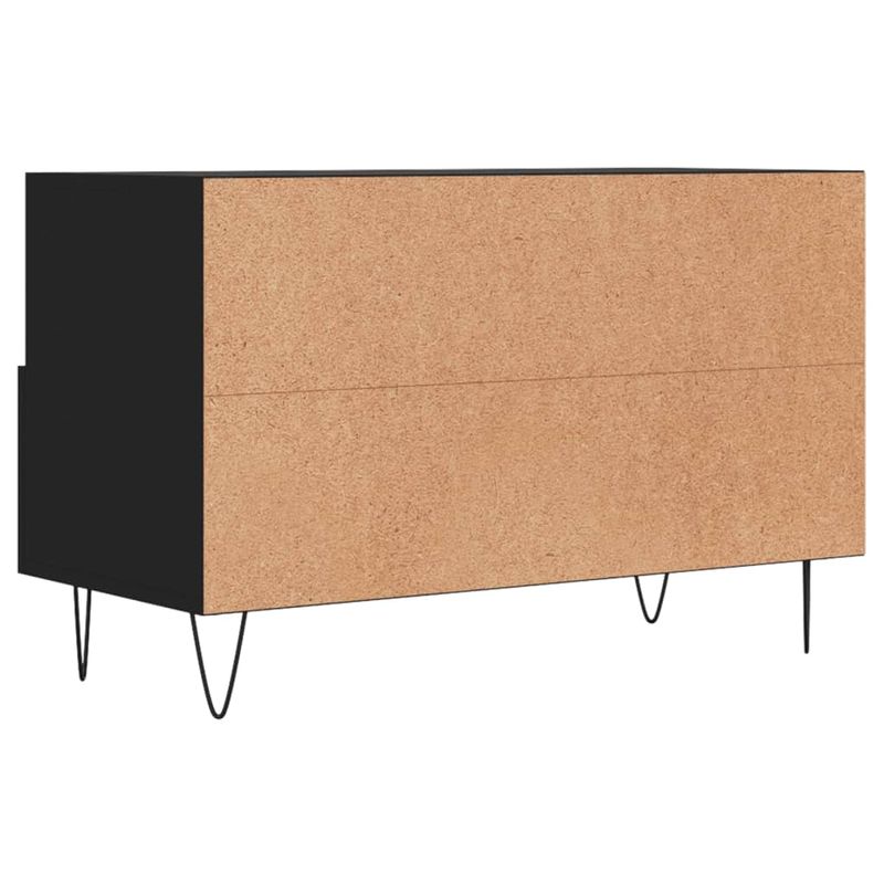 Casa si Gradina - Mobilier - Comode si corpuri - Comode - Comoda TV, negru, 80x36x50 cm, lemn prelucrat - Infinity.ro