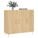 Casa si Gradina - Mobilier - Comode si corpuri - Comode - Servanta, stejar sonoma, 90x34x80 cm, lemn compozit - Infinity.ro