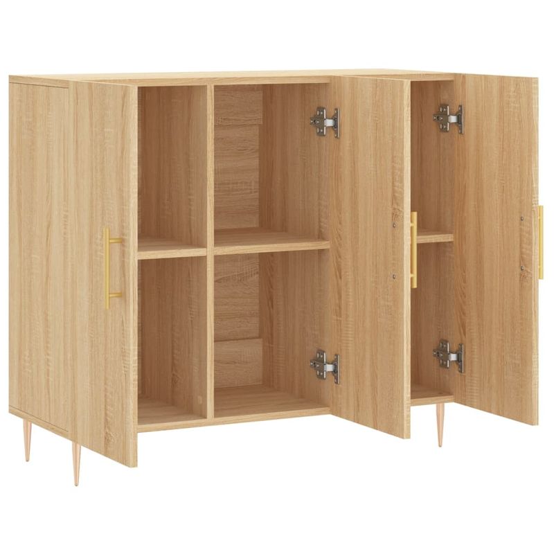 Casa si Gradina - Mobilier - Comode si corpuri - Comode - Servanta, stejar sonoma, 90x34x80 cm, lemn compozit - Infinity.ro