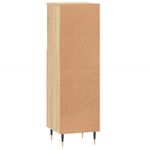 Casa si Gradina - Mobilier - Mobilier baie - Corpuri baie - Dulap de baie, stejar sonoma, 30x30x100 cm, lemn prelucrat - Infinity.ro