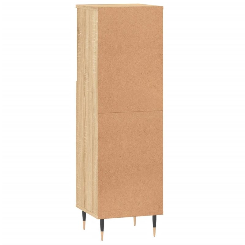 Casa si Gradina - Mobilier - Mobilier baie - Corpuri baie - Dulap de baie, stejar sonoma, 30x30x100 cm, lemn prelucrat - Infinity.ro