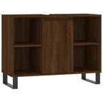 Casa si Gradina - Mobilier - Mobilier baie - Comode baie - Comoda pentru baie, stejar maro, 80x33x60 cm, lemn compozit - Infinity.ro