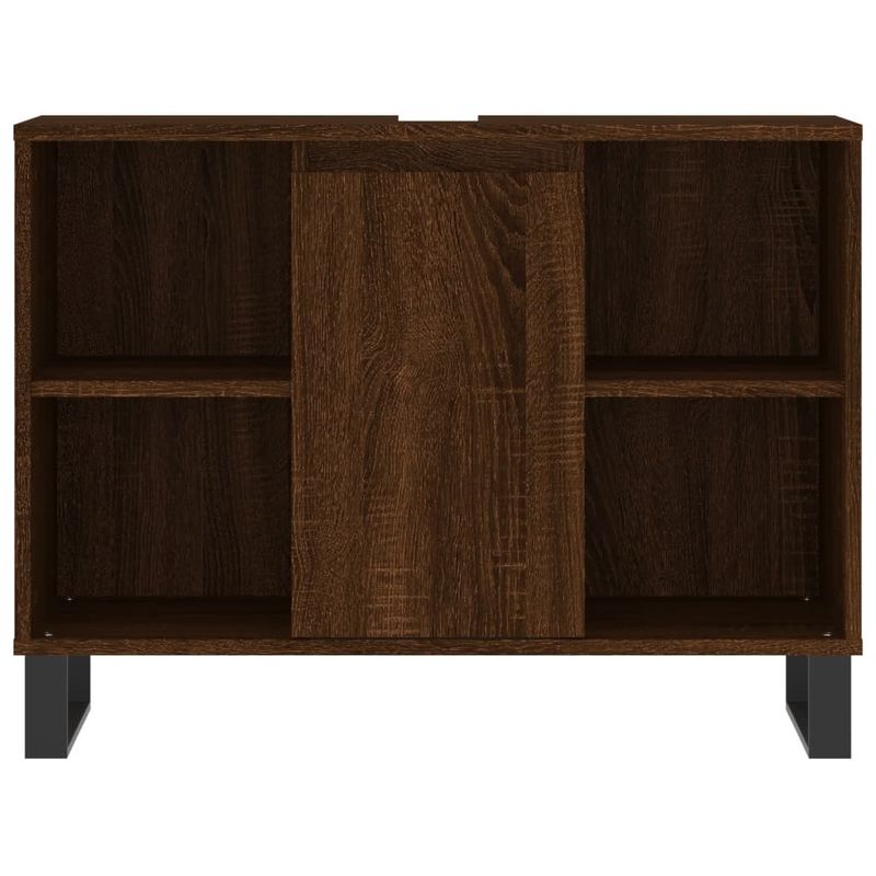 Casa si Gradina - Mobilier - Mobilier baie - Comode baie - Comoda pentru baie, stejar maro, 80x33x60 cm, lemn compozit - Infinity.ro