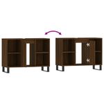 Casa si Gradina - Mobilier - Mobilier baie - Comode baie - Comoda pentru baie, stejar maro, 80x33x60 cm, lemn compozit - Infinity.ro
