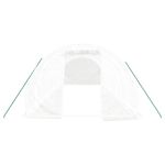 Casa si Gradina - Gradinarit si plante - Sere si solarii - Sera cu cadru din otel, alb, 24 m², 8x3x2 m - Infinity.ro