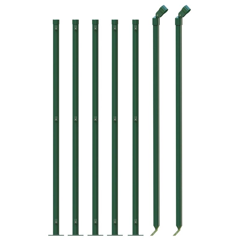 Casa si Gradina - Gradina si terasa - Garduri, panouri si accesorii - Gard plasa de sarma cu bordura, verde, 0,8x10 m - Infinity.ro