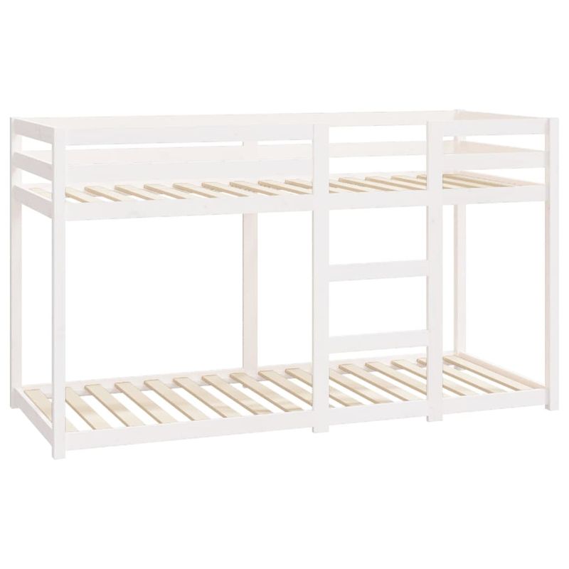 Casa si Gradina - Mobilier - Paturi si accesorii - Paturi - Pat supraetajat, alb, 75x190 cm, lemn masiv de pin - Infinity.ro