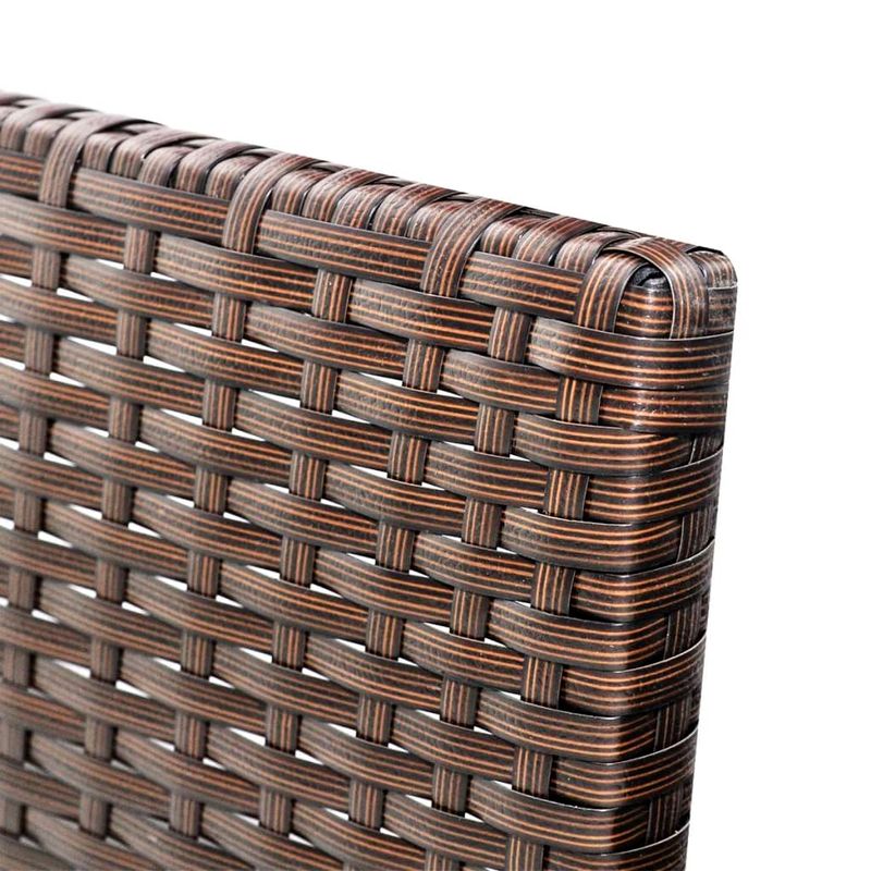 Casa si Gradina - Gradina si terasa - Mobilier exterior - Seturi mobila gradina - Set mobilier de gradina cu perne, 3 piese, maro, poliratan - Infinity.ro