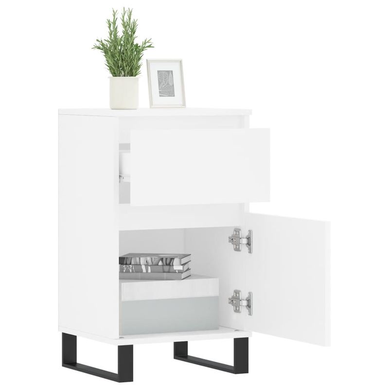 Casa si Gradina - Mobilier - Comode si corpuri - Comode - Servanta, alb, 40x35x70 cm, lemn prelucrat - Infinity.ro