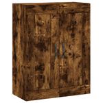 Casa si Gradina - Mobilier - Comode si corpuri - Comode - Dulap pe perete, stejar afumat, 69,5x34x90 cm, lemn prelucrat - Infinity.ro