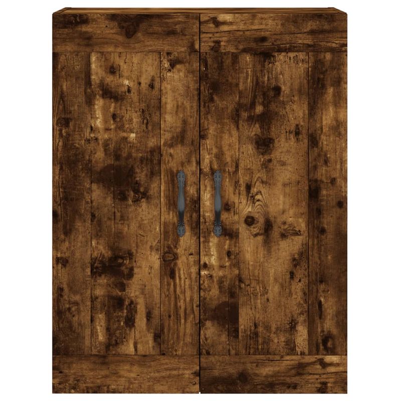 Casa si Gradina - Mobilier - Comode si corpuri - Comode - Dulap pe perete, stejar afumat, 69,5x34x90 cm, lemn prelucrat - Infinity.ro