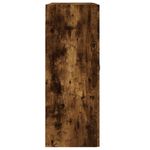 Casa si Gradina - Mobilier - Comode si corpuri - Comode - Dulap pe perete, stejar afumat, 69,5x34x90 cm, lemn prelucrat - Infinity.ro