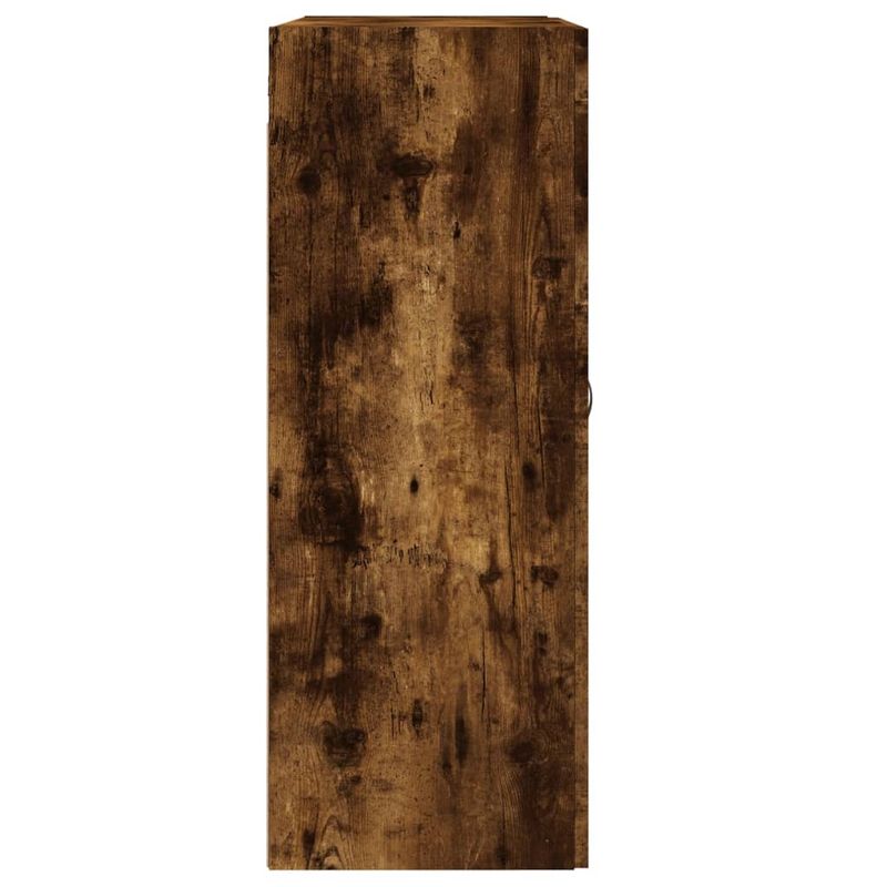Casa si Gradina - Mobilier - Comode si corpuri - Comode - Dulap pe perete, stejar afumat, 69,5x34x90 cm, lemn prelucrat - Infinity.ro