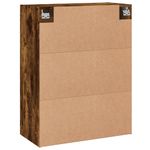 Casa si Gradina - Mobilier - Comode si corpuri - Comode - Dulap pe perete, stejar afumat, 69,5x34x90 cm, lemn prelucrat - Infinity.ro