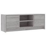 Casa si Gradina - Mobilier - Comode si corpuri - Comode - Dulap TV, gri sonoma, 102x30x37,5 cm, lemn prelucrat - Infinity.ro