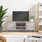 Casa si Gradina - Mobilier - Comode si corpuri - Comode - Dulap TV, gri sonoma, 102x30x37,5 cm, lemn prelucrat - Infinity.ro