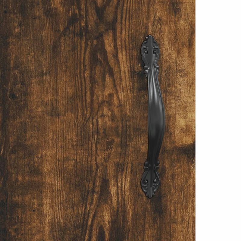 Casa si Gradina - Mobilier - Comode si corpuri - Comode - Dulap pe perete, stejar afumat, 69,5x34x90 cm, lemn prelucrat - Infinity.ro