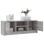 Casa si Gradina - Mobilier - Comode si corpuri - Comode - Dulap TV, gri sonoma, 102x30x37,5 cm, lemn prelucrat - Infinity.ro