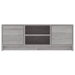 Casa si Gradina - Mobilier - Comode si corpuri - Comode - Dulap TV, gri sonoma, 102x30x37,5 cm, lemn prelucrat - Infinity.ro