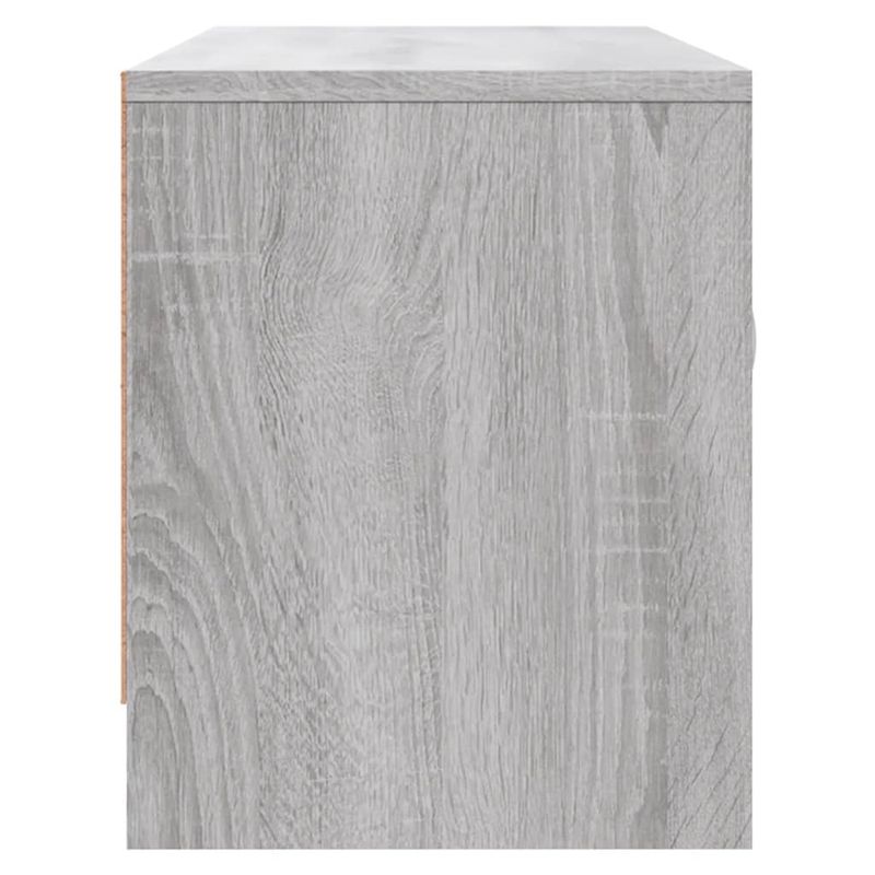Casa si Gradina - Mobilier - Comode si corpuri - Comode - Dulap TV, gri sonoma, 102x30x37,5 cm, lemn prelucrat - Infinity.ro