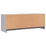 Casa si Gradina - Mobilier - Comode si corpuri - Comode - Dulap TV, gri sonoma, 102x30x37,5 cm, lemn prelucrat - Infinity.ro