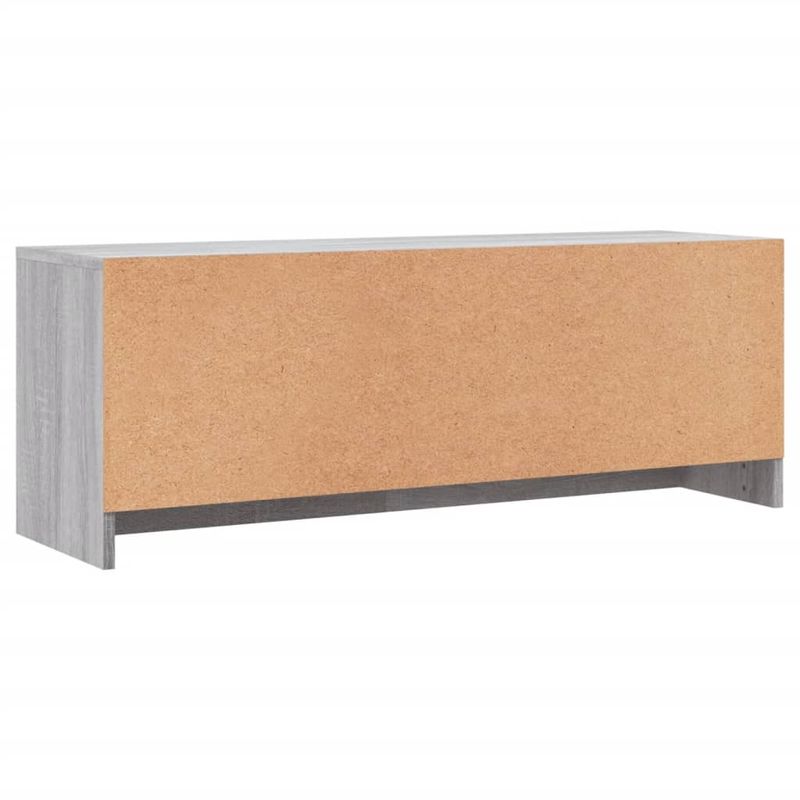 Casa si Gradina - Mobilier - Comode si corpuri - Comode - Dulap TV, gri sonoma, 102x30x37,5 cm, lemn prelucrat - Infinity.ro