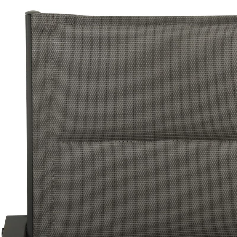 Casa si Gradina - Gradina si terasa - Mobilier exterior - Seturi mobila gradina - Set mobilier de gradina, 7 piese, negru, otel si textilena - Infinity.ro