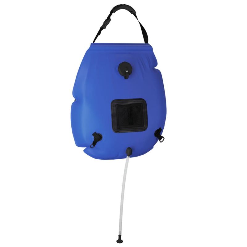 Sport si Outdoor/Camping/Accesorii camping si drumetii - Sac de dus de camping, albastru, 20 L, PVC - Infinity.ro
