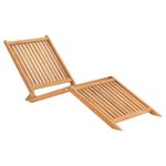 Casa si Gradina - Gradina si terasa - Mobilier exterior - Scaune si sezlonguri gradina - Sezlong, lemn masiv de tec - Infinity.ro