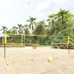 Sport si Outdoor - Sporturi de echipa - Accesorii si echipamente volei - Plasa de volei, galben si negru, 823x244 cm, tesatura PE - Infinity.ro