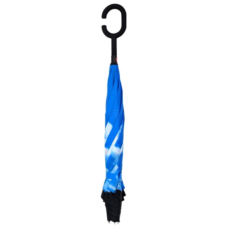 Fashion, accesorii si bijuterii - Femei - Accesorii femei - Alte accesorii femei - Umbrela cu maner in forma de C, negru, 108 cm - Infinity.ro