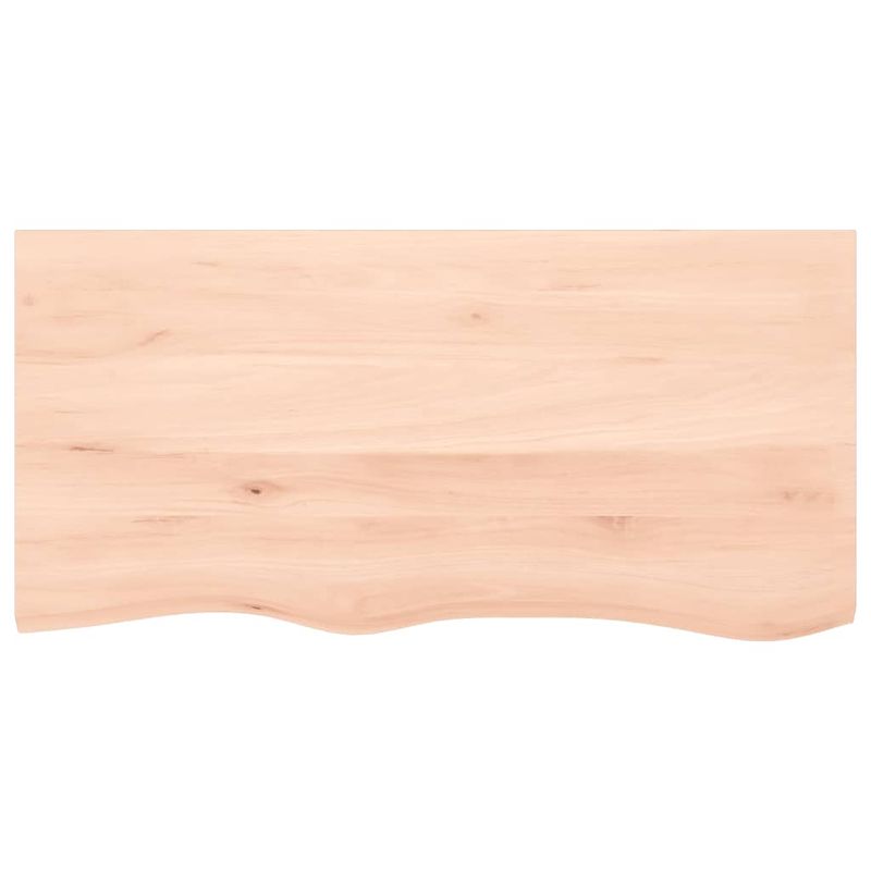 Casa si Gradina - Mobilier - Biblioteci si rafturi - Rafturi - Polita de perete, 100x50x2 cm, lemn masiv de stejar netratat - Infinity.ro
