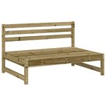 Casa si Gradina - Gradina si terasa - Mobilier exterior - Canapele si fotolii gradina - Canapea de mijloc, 120x80 cm, lemn de pin impregnat - Infinity.ro