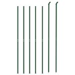 Casa si Gradina - Gradina si terasa - Garduri, panouri si accesorii - Gard plasa de sarma cu bordura, verde, 1,6x10 m - Infinity.ro