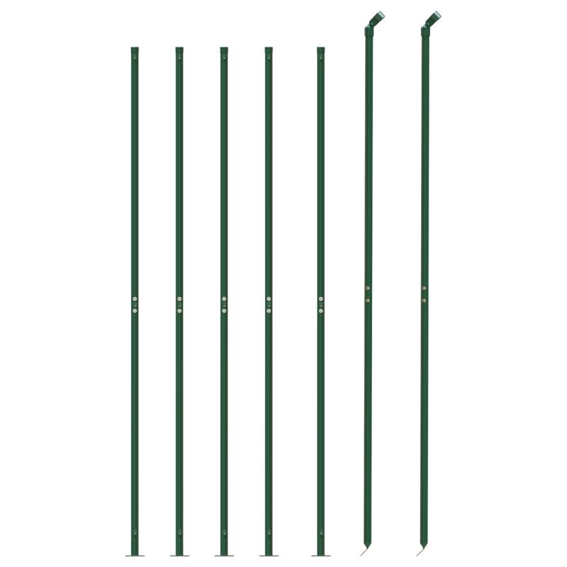 Casa si Gradina - Gradina si terasa - Garduri, panouri si accesorii - Gard plasa de sarma cu bordura, verde, 1,6x10 m - Infinity.ro