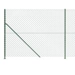 Casa si Gradina - Gradina si terasa - Garduri, panouri si accesorii - Gard plasa de sarma cu bordura, verde, 1,6x10 m - Infinity.ro