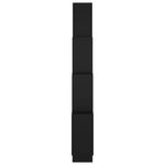 Casa si Gradina - Mobilier - Biblioteci si rafturi - Rafturi - Raft de perete cub, negru, 90x15x119 cm, PAL - Infinity.ro
