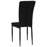 Casa si Gradina - Mobilier - Scaune si fotolii - Scaune - Scaune de bucatarie, 4 buc., negru, catifea - Infinity.ro