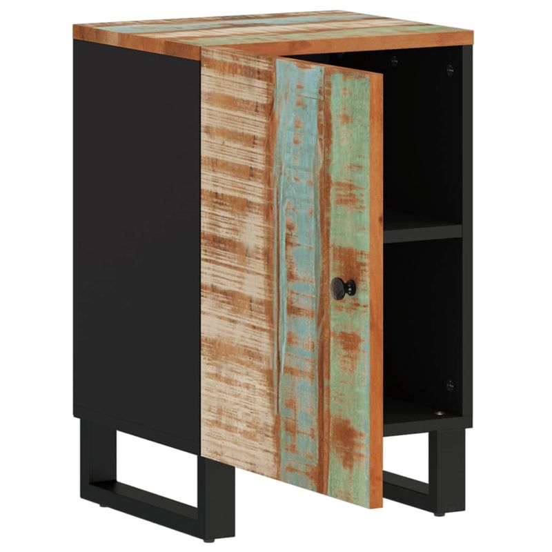 Casa si Gradina - Mobilier - Mobilier baie - Comode baie - Dulap de baie, 38x33x458 cm, lemn masiv reciclat - Infinity.ro