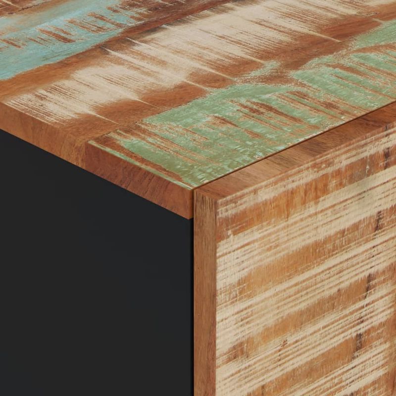 Casa si Gradina - Mobilier - Mobilier baie - Comode baie - Dulap de baie, 38x33x458 cm, lemn masiv reciclat - Infinity.ro