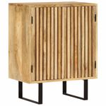 Casa si Gradina - Mobilier - Comode si corpuri - Comode - Servanta cu 2 usi, 55x35x70 cm, lemn masiv de mango - Infinity.ro