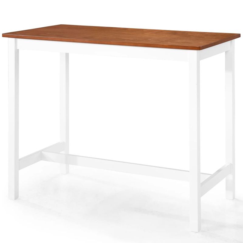 Casa si Gradina - Mobilier - Seturi de mobilier - Seturi mese si scaune - Set masa si scaune de bar, 5 piese, lemn masiv - Infinity.ro