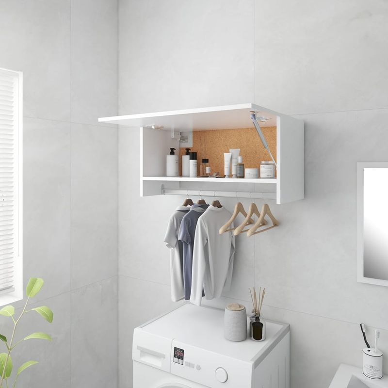 Casa si Gradina - Mobilier - Dulapuri si sifoniere - Sifoniere - Sifonier, alb, 70x32,5x35 cm, PAL - Infinity.ro