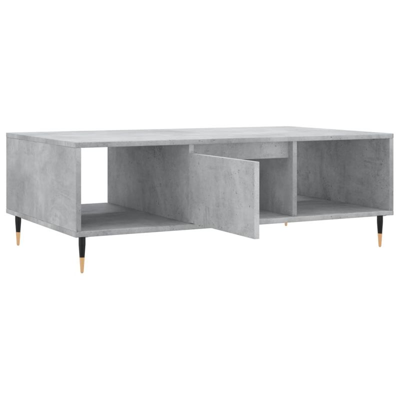 Casa si Gradina - Mobilier - Mese si birouri - Masute de cafea - Masa de cafea, gri beton, 104x60x35 cm, lemn compozit - Infinity.ro