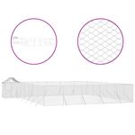 Petshop - Accesorii petshop - Culcusuri si custi - Custi interior si exterior - Padoc exterior cu acoperis argintiu 12x12x2,5 m otel galvanizat - Infinity.ro