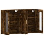 Casa si Gradina - Mobilier - Comode si corpuri - Comode - Dulapuri de perete, 2 buc., stejar afumat, lemn prelucrat - Infinity.ro