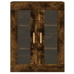 Casa si Gradina - Mobilier - Comode si corpuri - Comode - Dulapuri de perete, 2 buc., stejar afumat, lemn prelucrat - Infinity.ro