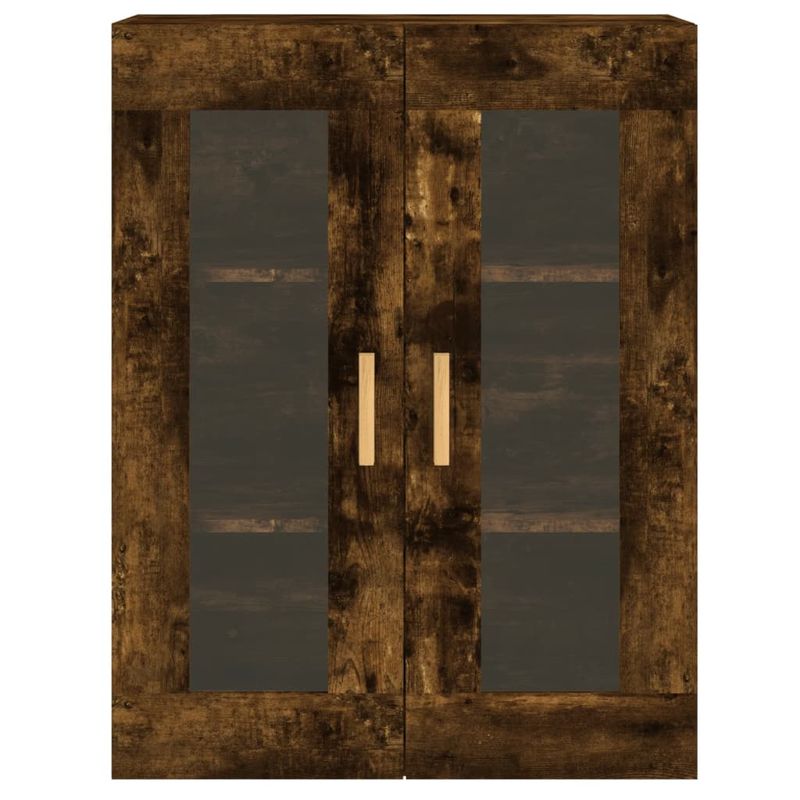 Casa si Gradina - Mobilier - Comode si corpuri - Comode - Dulapuri de perete, 2 buc., stejar afumat, lemn prelucrat - Infinity.ro