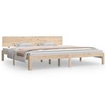 Casa si Gradina - Mobilier - Paturi si accesorii - Paturi - Cadru de pat, 200x200 cm, lemn masiv de pin - Infinity.ro